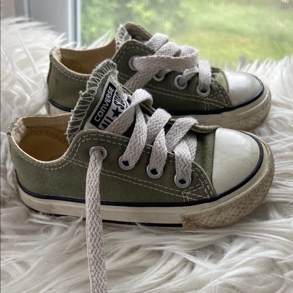 Converse All-Stars Sage Green Toddler Sneakers
